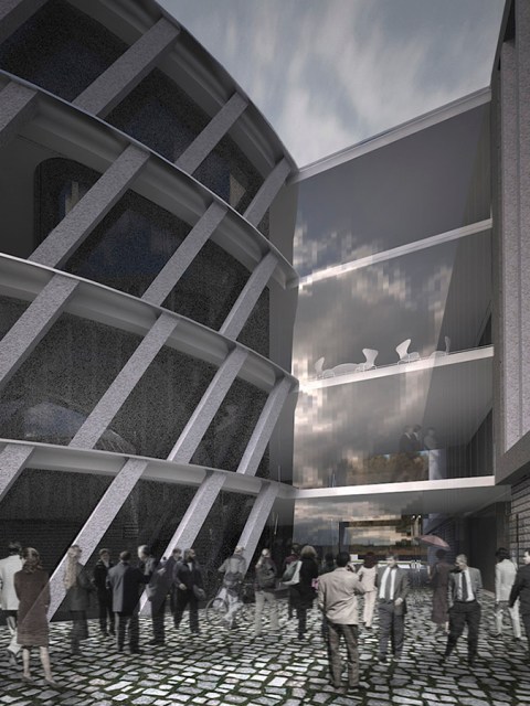 grijalba-arquitectos-concursos-edificio publico-nuevas dependencias concejalia movilidad-a Coruña