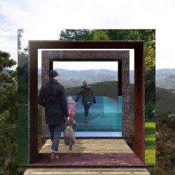 grijalba-arquitectos-proyecto-arquitectura y paisaje-mirador Neila-Burgos-planta de situacion